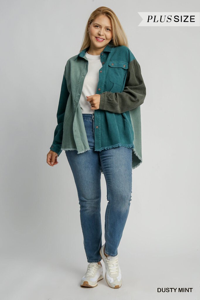 UMGEE, Jacket,Corduroy Raw Hem
