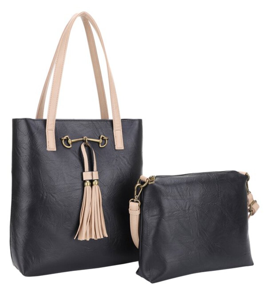 Liz Soto, Bags,Jane 2 in 1 Tote,Black