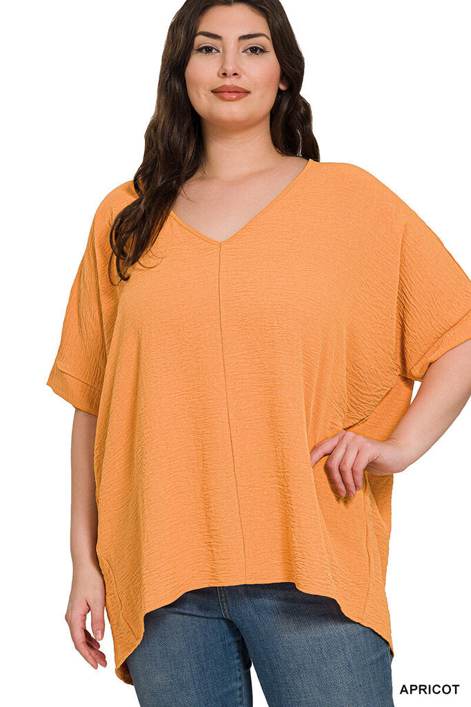 Zenana, Top,V-Neck Dolman SleeveV-Neck Dolman Sleeve