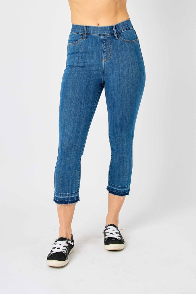 Judy Blue, Jeans,High Waist Pull On Capri
