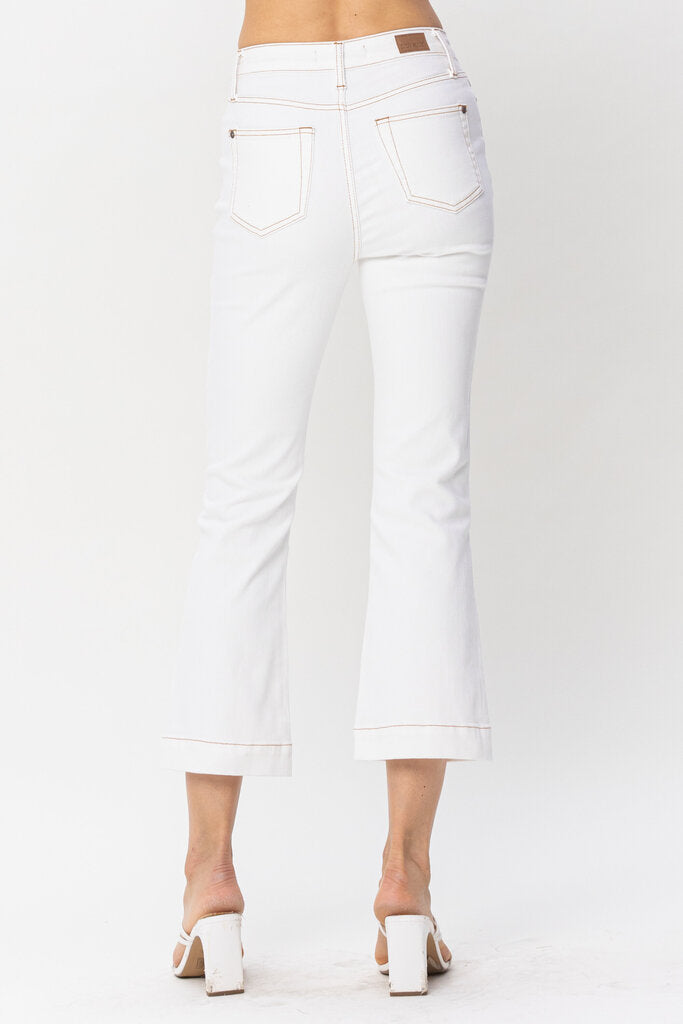 Judy Blue, Jeans,HW Cropped Bootcut 88657