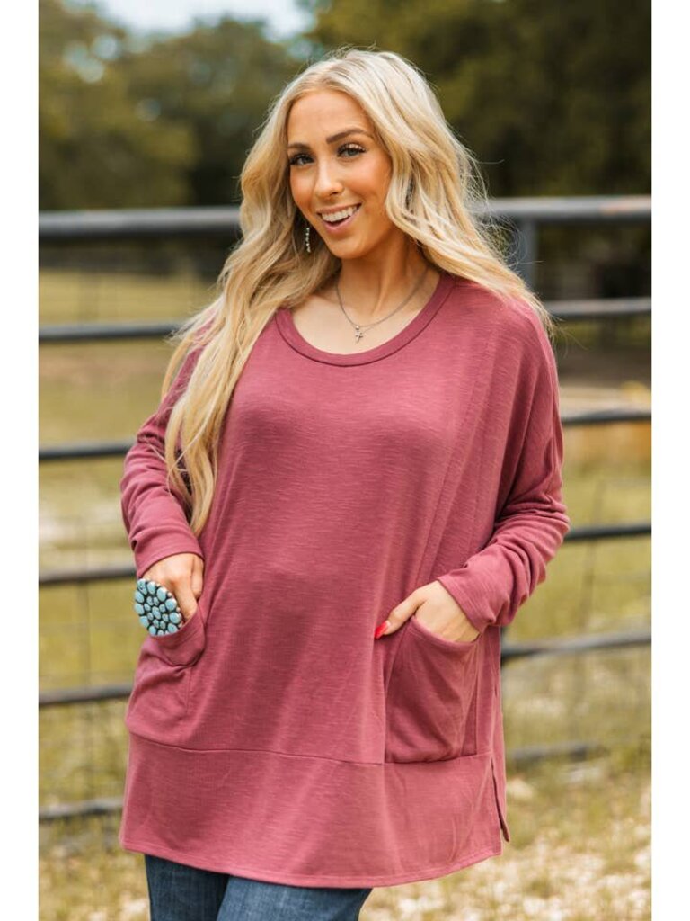 Andree, Top,Weekend Pocket Tee