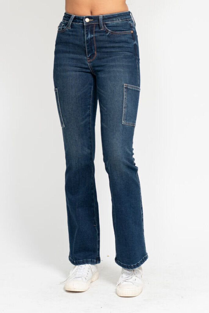 Judy Blue, Jeans,HW Cargo Bootcut