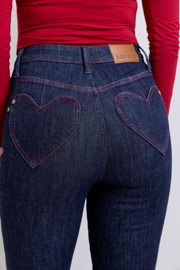 Judy Blue, Jeans,HW Heart Back Pocket