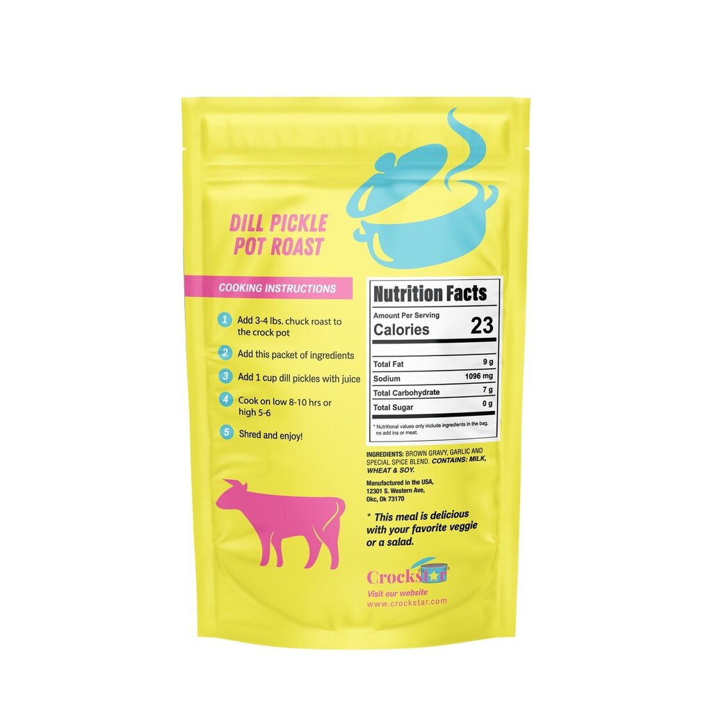 Crockstar, Food,Dill Pickle Pot Roast