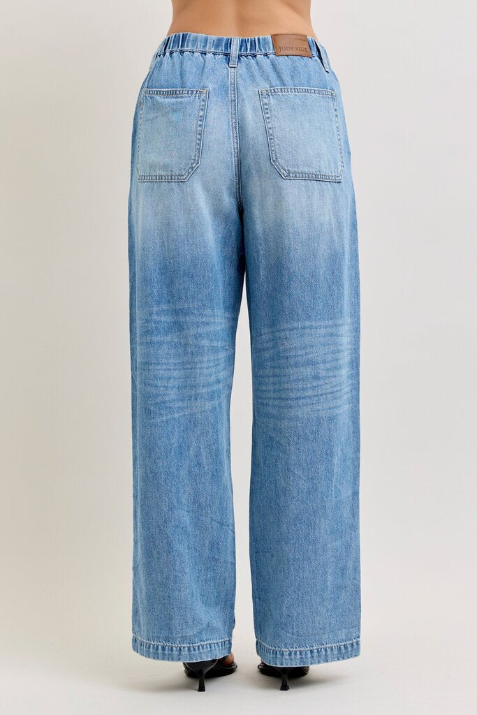 Judy Blue, Jeans,HW Baggy Elasticized Waist
