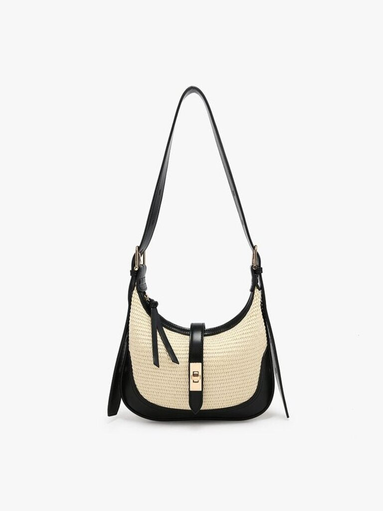 JEN & CO, Bags,Ariana Straw Shoulder