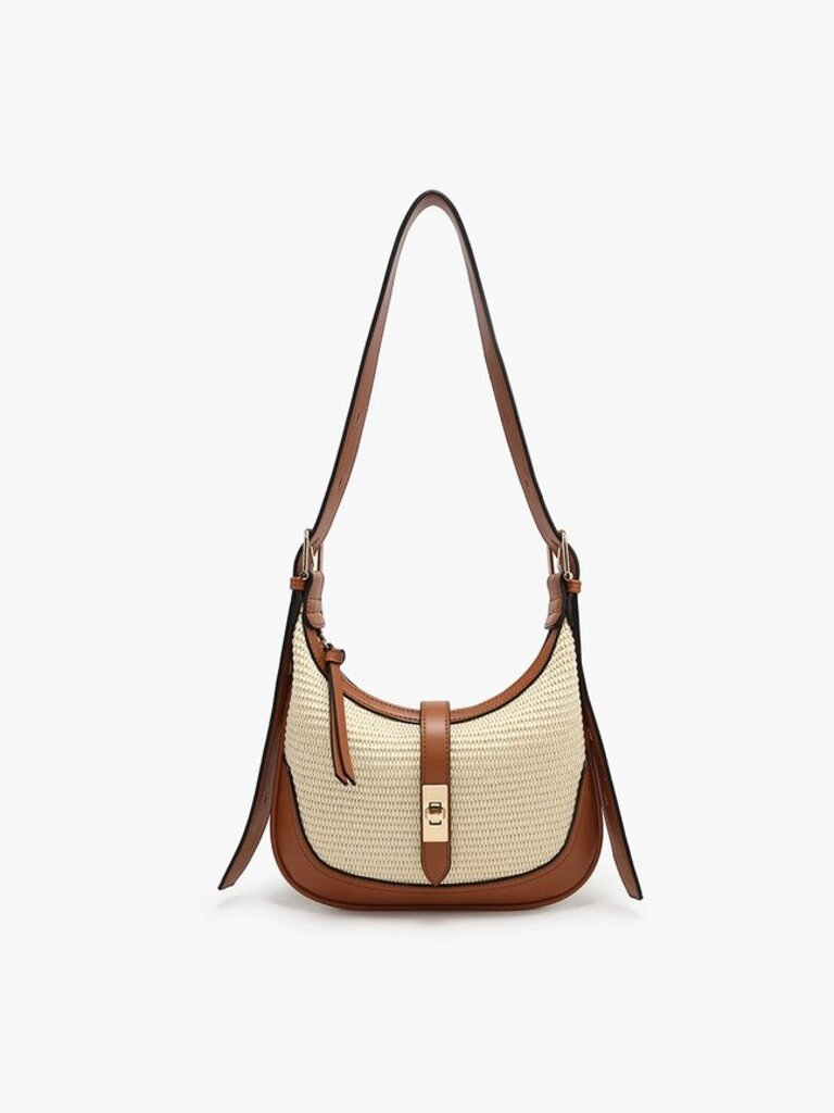 JEN & CO, Bags,Ariana Straw Shoulder