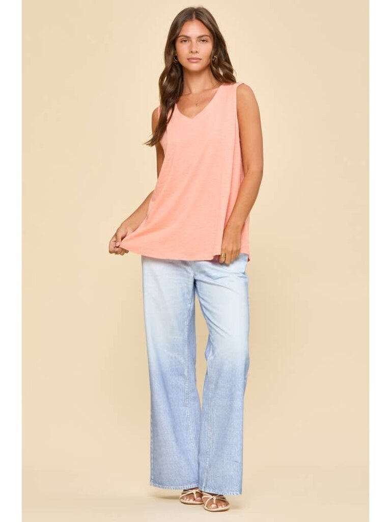 Dear Scarlett, Top,V-Neck Cotton Tank