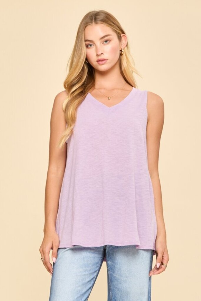 Dear Scarlett, Top,V-Neck Cotton Tank