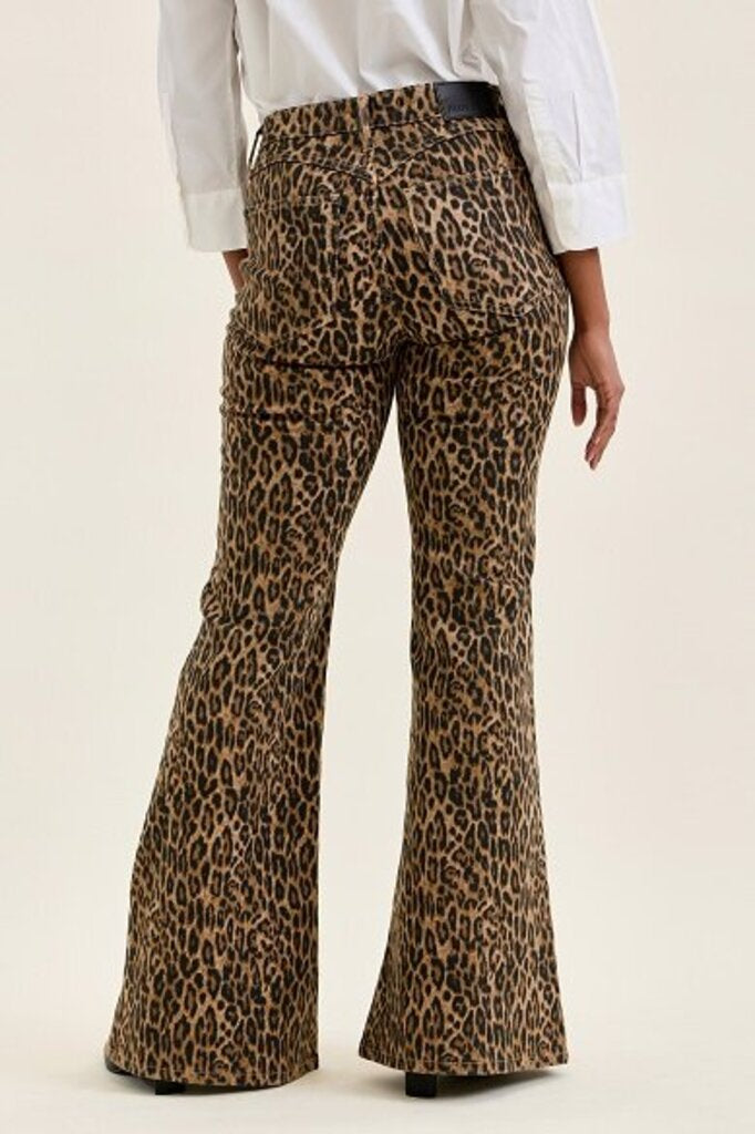 Judy Blue, Jeans,MR Flare Leopard Print