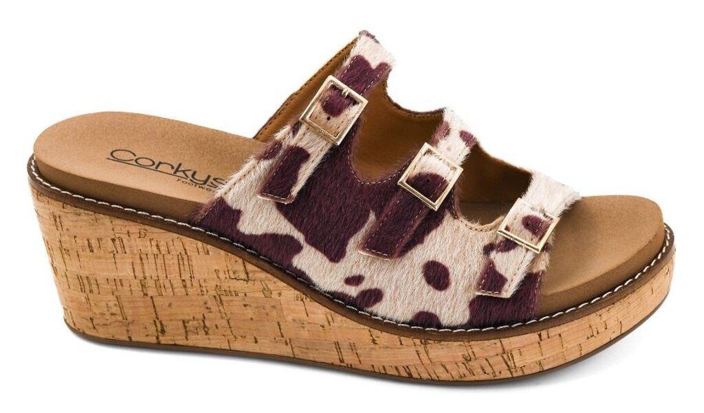 Corky"s, Shoes,Brown Cow Wedge
