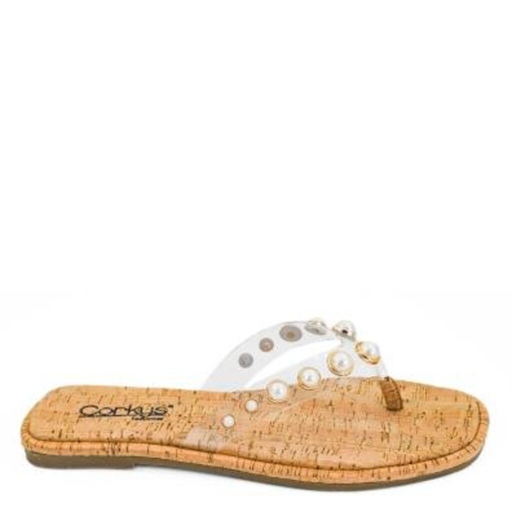 Corkys, Shoes,Clear Pearl Sandal