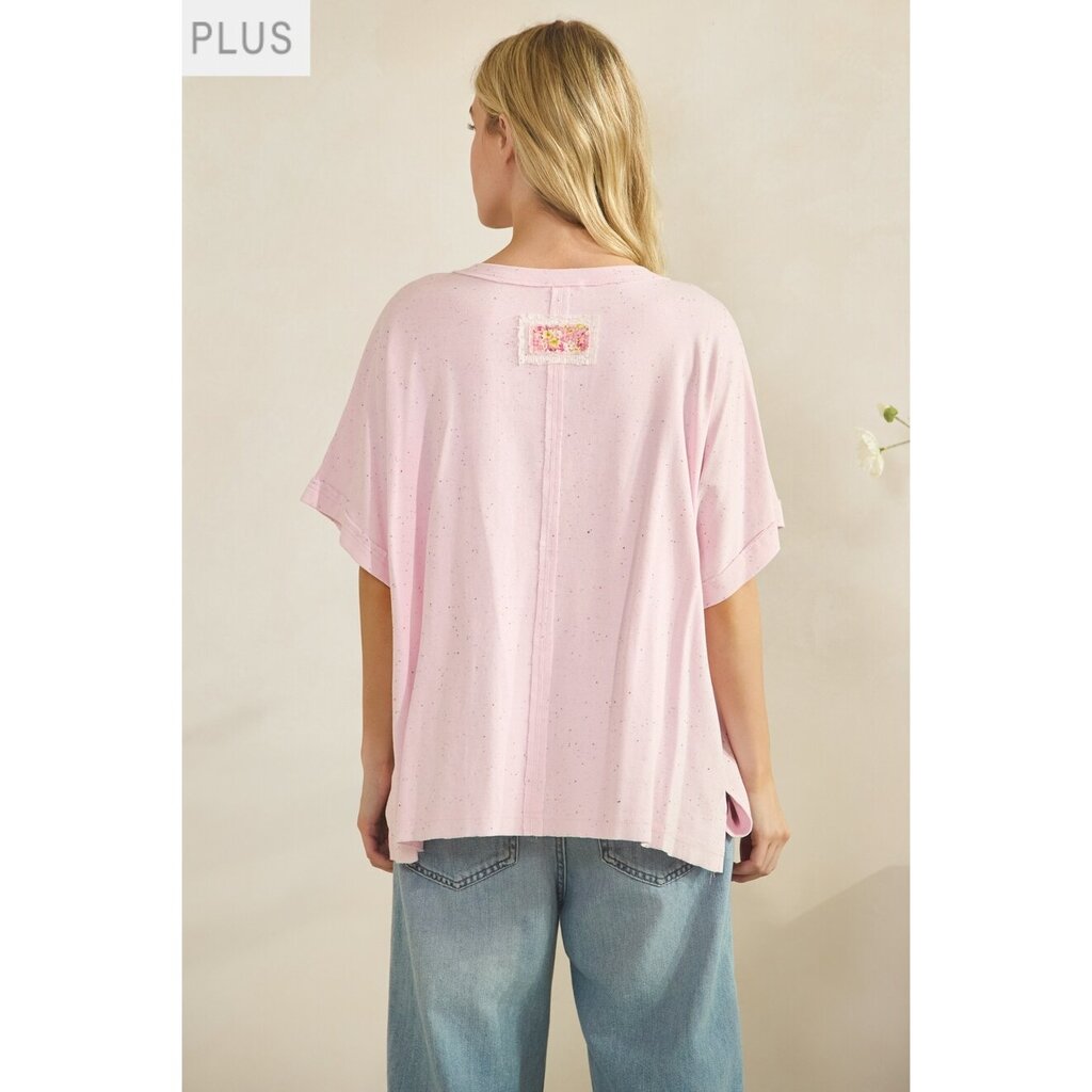 Sage + Fig, Top,Bow Patch Tee