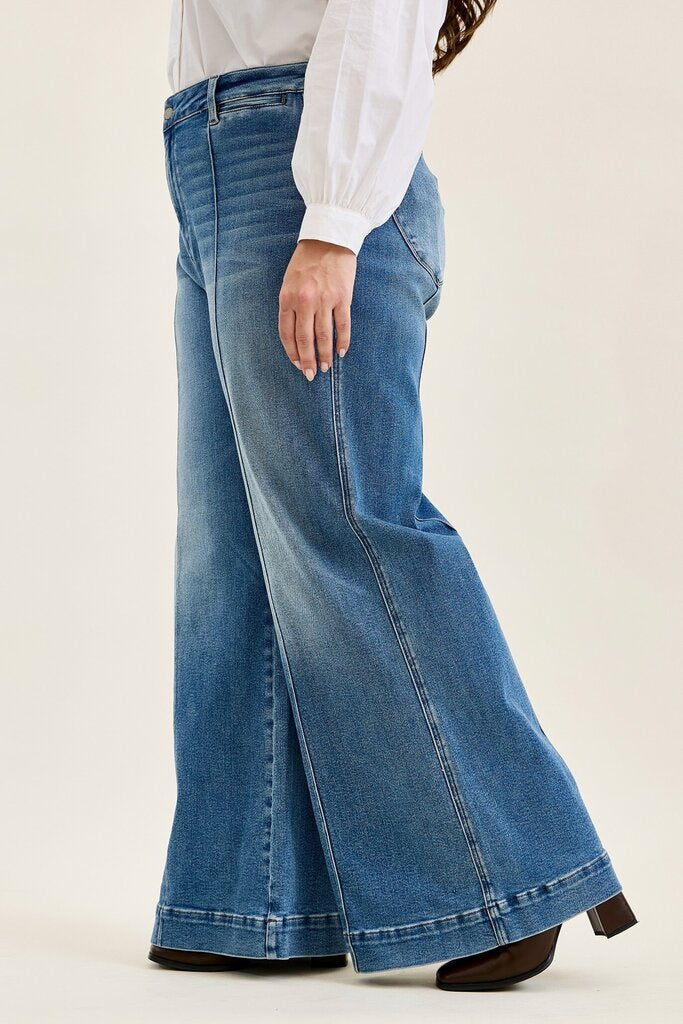 Judy Blue, Jeans,HW Liza Palazzo Short