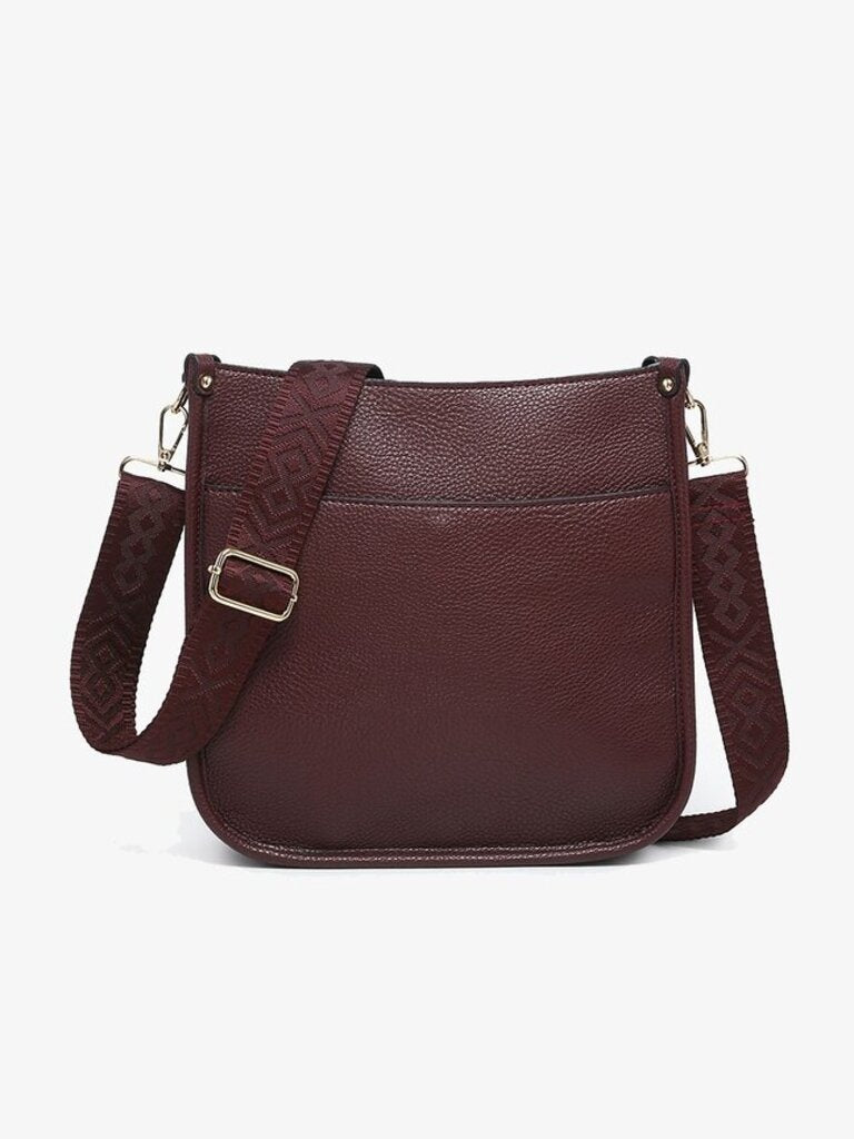 JEN & CO, Bags,Posie Crossbody,Merlot