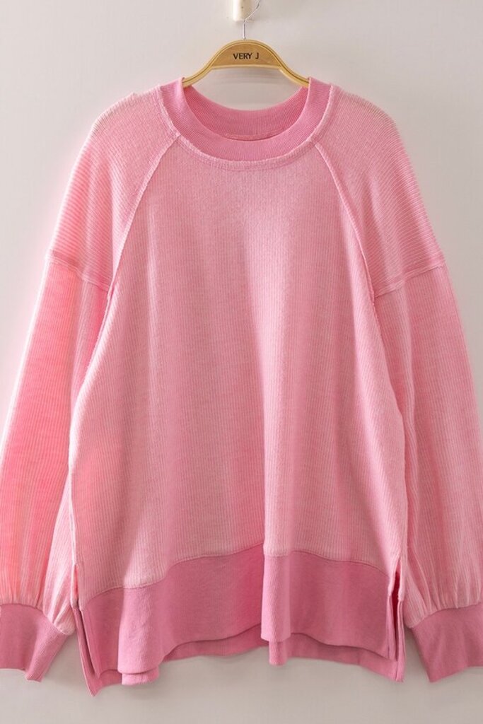 Very J, Top,Vintage Thermal Sweater