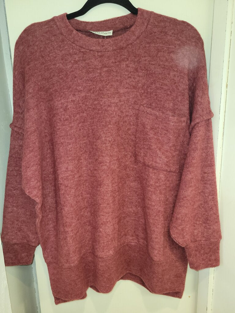 Zenana, Top,Brushed Oversized Sweater