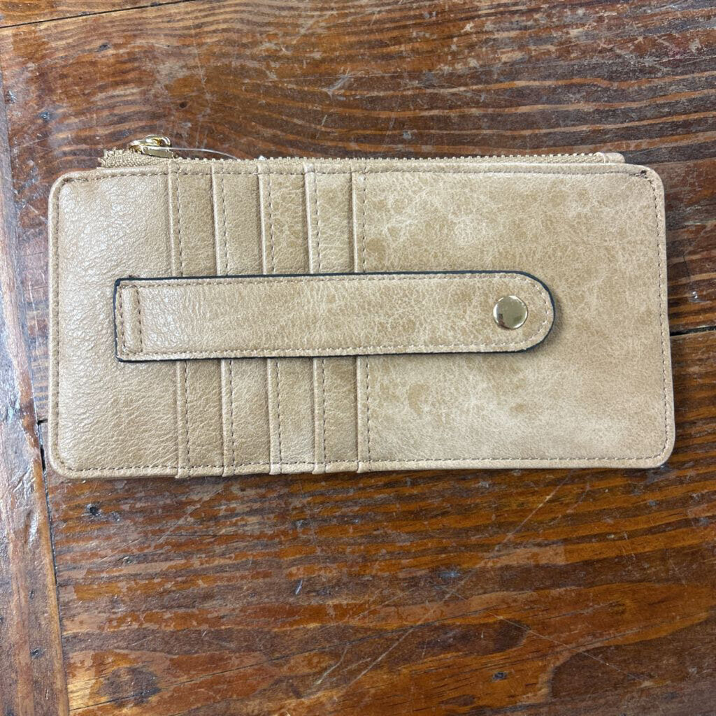 JEN & CO, Wallet,Saige Slim Card Holder ,Mocha