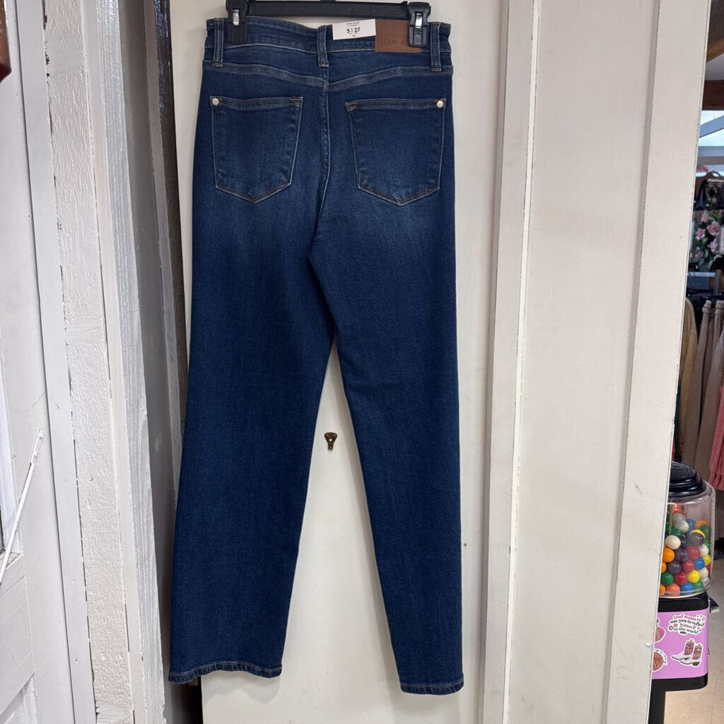 Judy Blue, Jeans,MR Side Seam Straight 82629