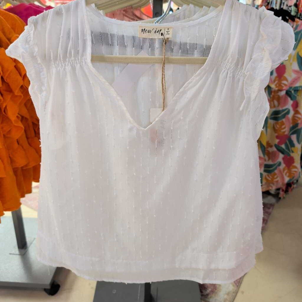 Very J, Set,Woven Top & Short,White,S