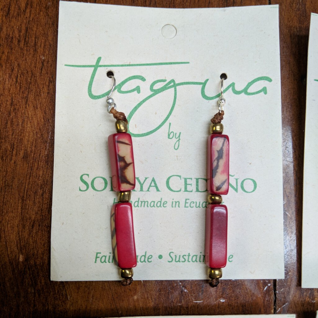 OTJ, Jewelry,Tagua Variety Earrings,Variety-Jewelry-OTJ-Scarlett's Boutique and Home