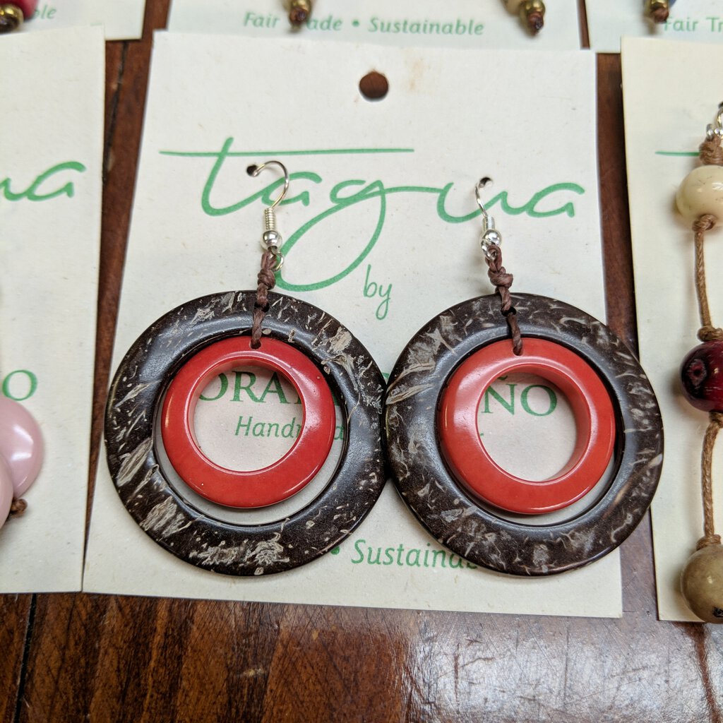 OTJ, Jewelry,Tagua Variety Earrings,Variety-Jewelry-OTJ-Scarlett's Boutique and Home