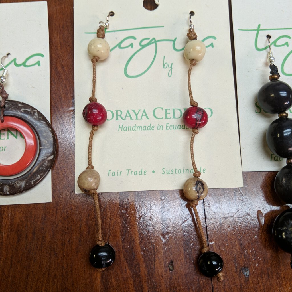 OTJ, Jewelry,Tagua Variety Earrings,Variety-Jewelry-OTJ-Scarlett's Boutique and Home