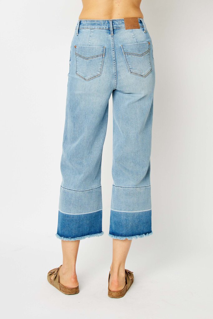 Judy Blue,women,Jeans,HW Wide Crop 88705