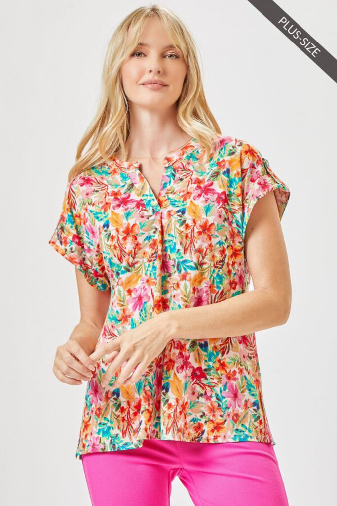 Dear Scarlett, Top,Lizzy Floral Print