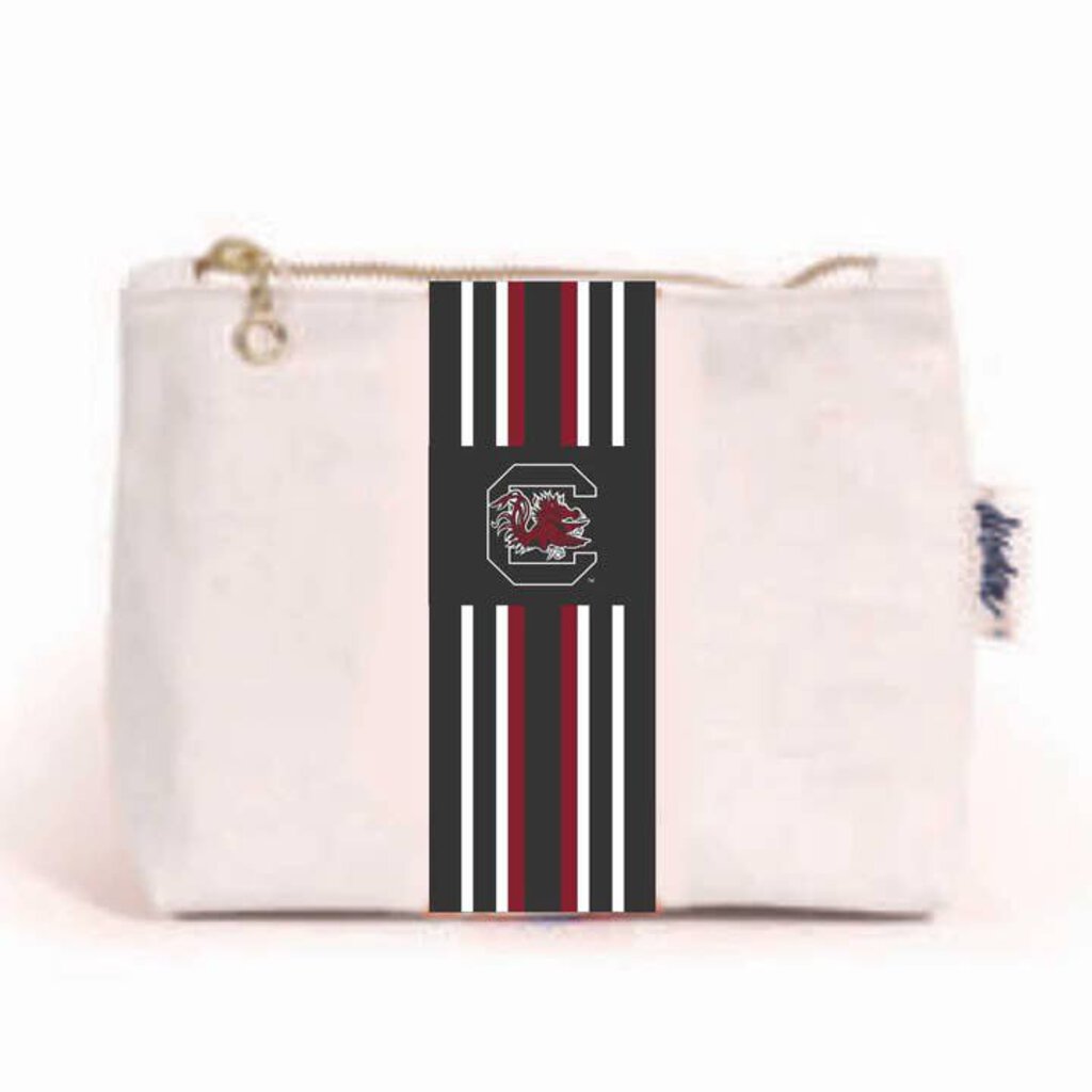 Desden, Bags,Gamecock Canvas Zippered Pouch