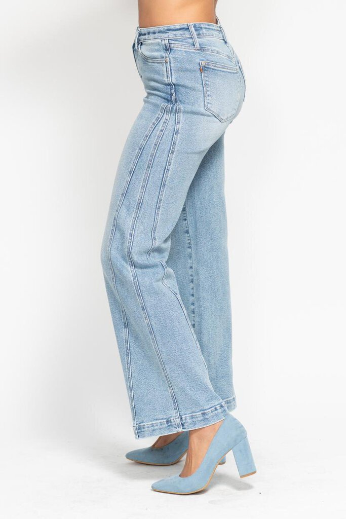 Judy Blue, Jeans,High Waist Retro Wide 88766 ,Blue,11