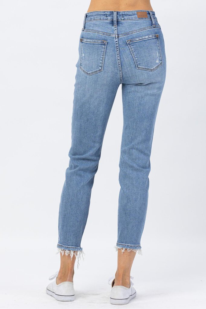 Judy Blue, Jeans,HW Mineral Wash Relaxed 88430