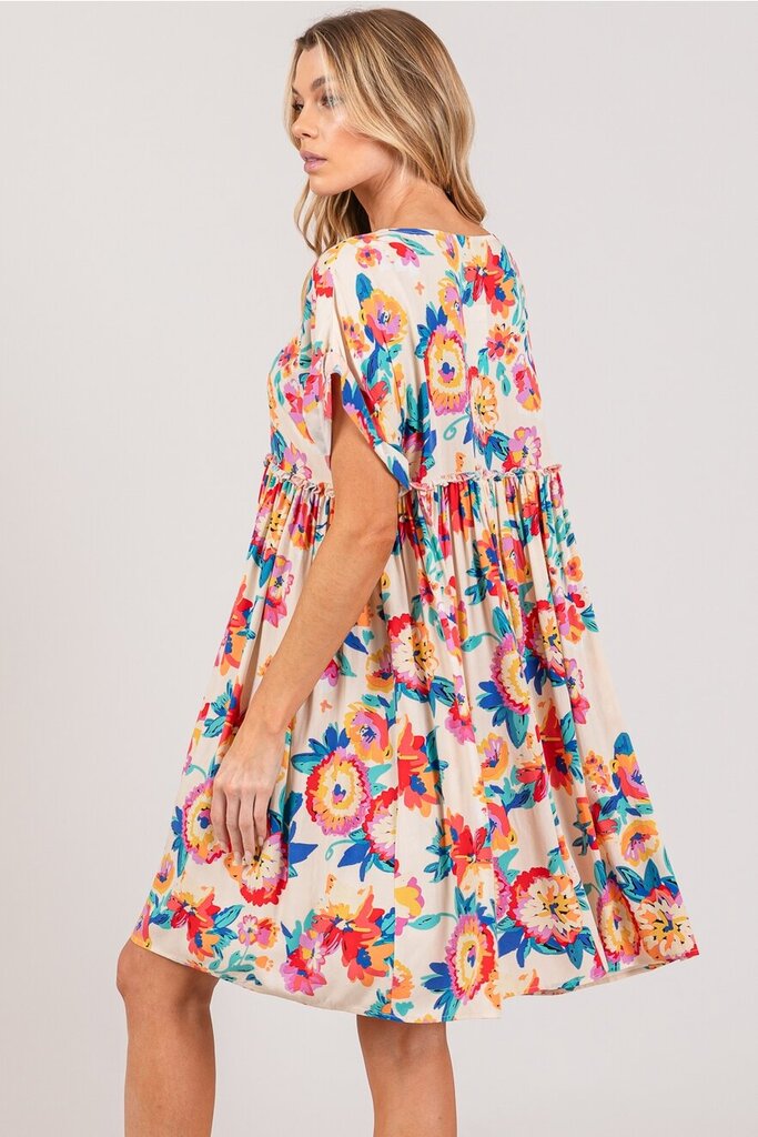 Sage + Fig, Dress,Floral Button Front Pocket