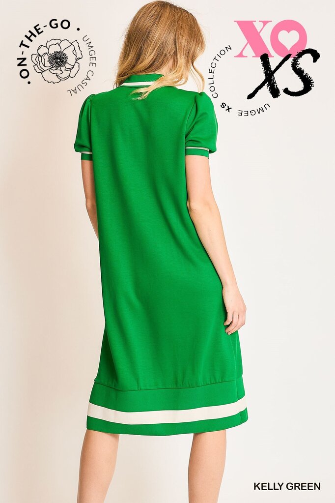UMGEE, Dress,Polo Colorblock Midi