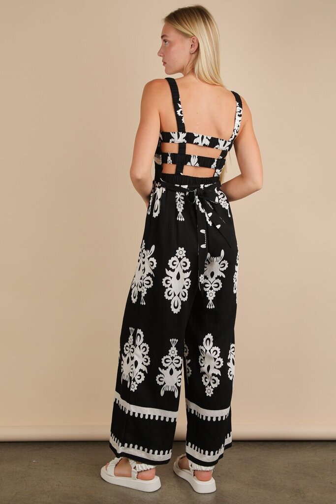Very J, Jumpsuit,BOHO Print