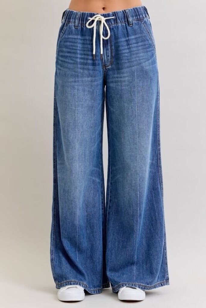 Judy Blue, Jeans,HW Palazzo Elastic Waist
