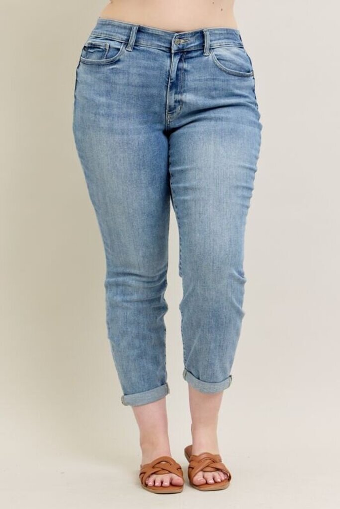 Judy Blue, Jeans,MR Bleach Wash Boyfriend 82335