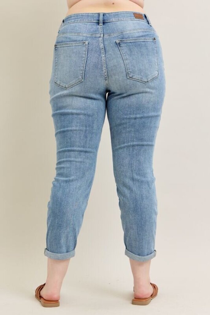 Judy Blue, Jeans,MR Bleach Wash Boyfriend 82335