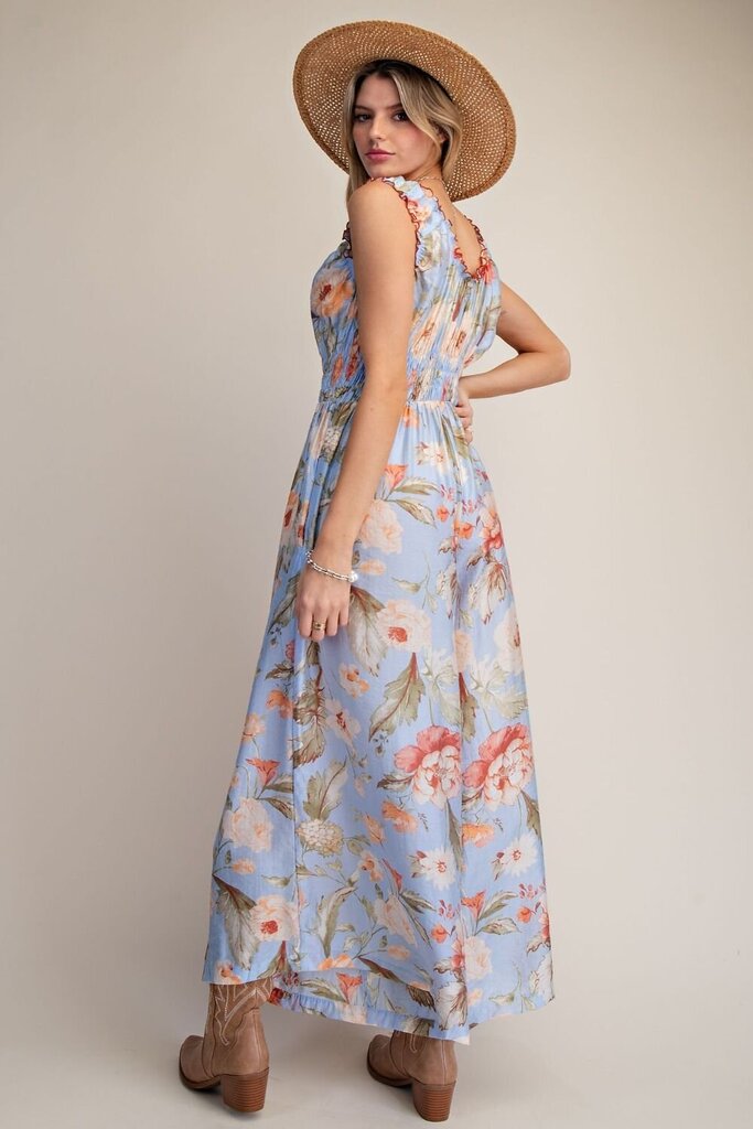 easel, Jumper/Romper,Floral Printed Jumpsuit