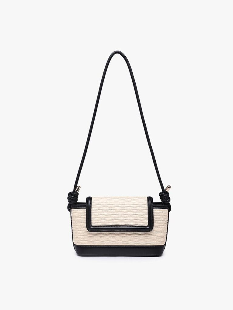 JEN & CO, Bags,Oaklynn Straw Crossbody,Nat/Brwn