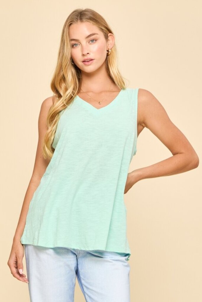 Dear Scarlett, Top,V-Neck Cotton Tank