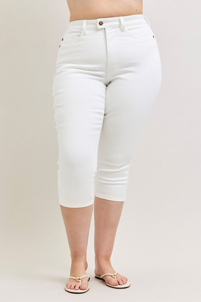 Judy Blue, Jeans,HW TC Capri 78121