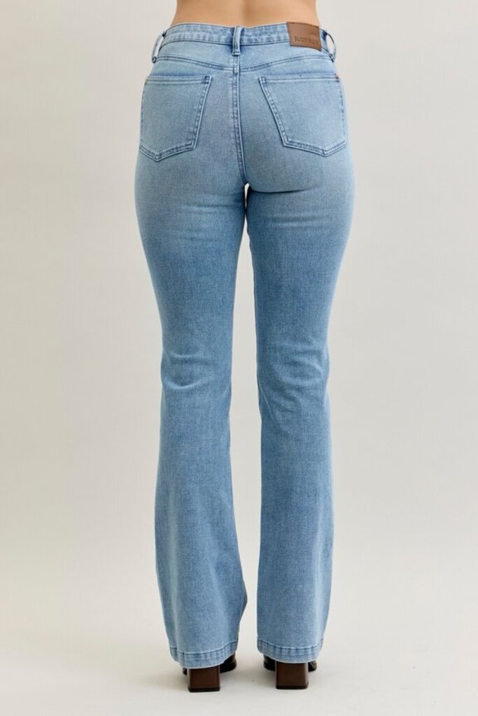 Judy Blue, Jeans,MR Bootcut & Front Patch Pocke