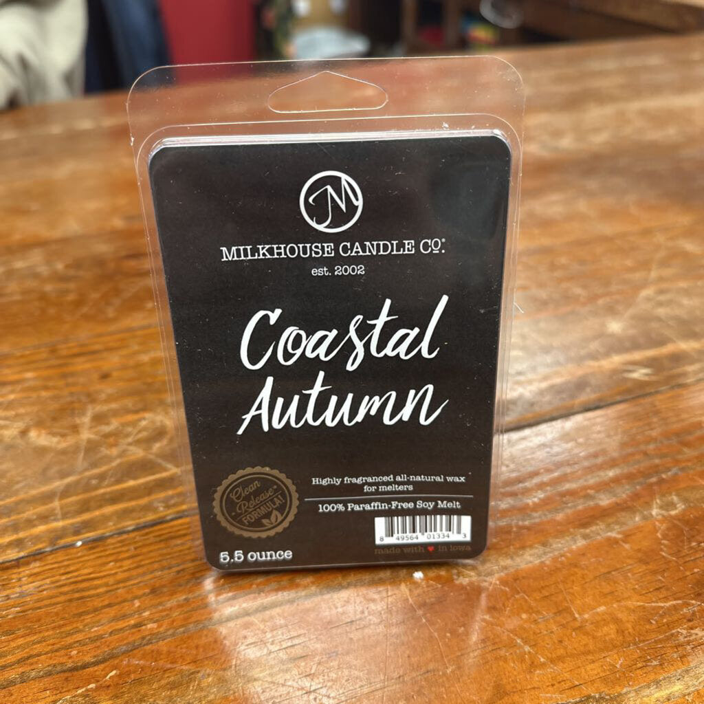 Milkhouse Candle Company, Candles,Coastal Autumn Melts