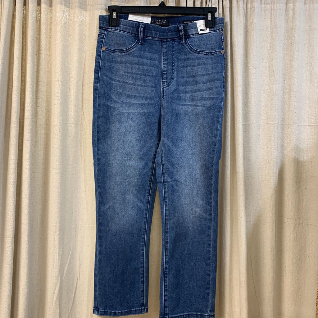 Judy Blue,women,Jeans,High Waist Denim Pull On Capri