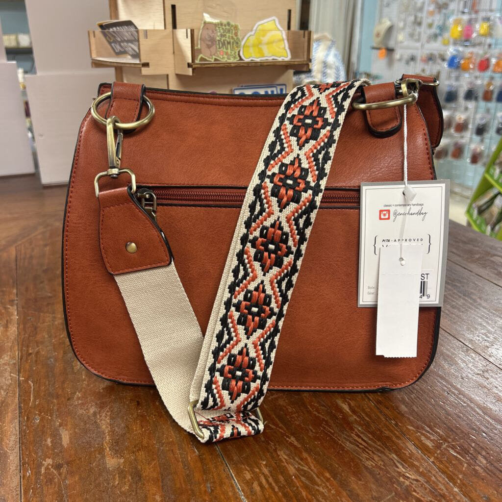 JEN & CO, Bags,Bailey Crossbody,Rust