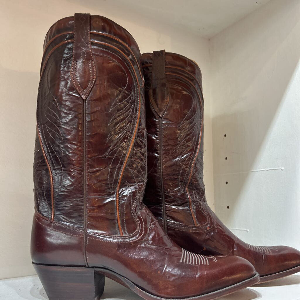 Dan Post, Shoes,Cowboy Boots,Maroon,8W