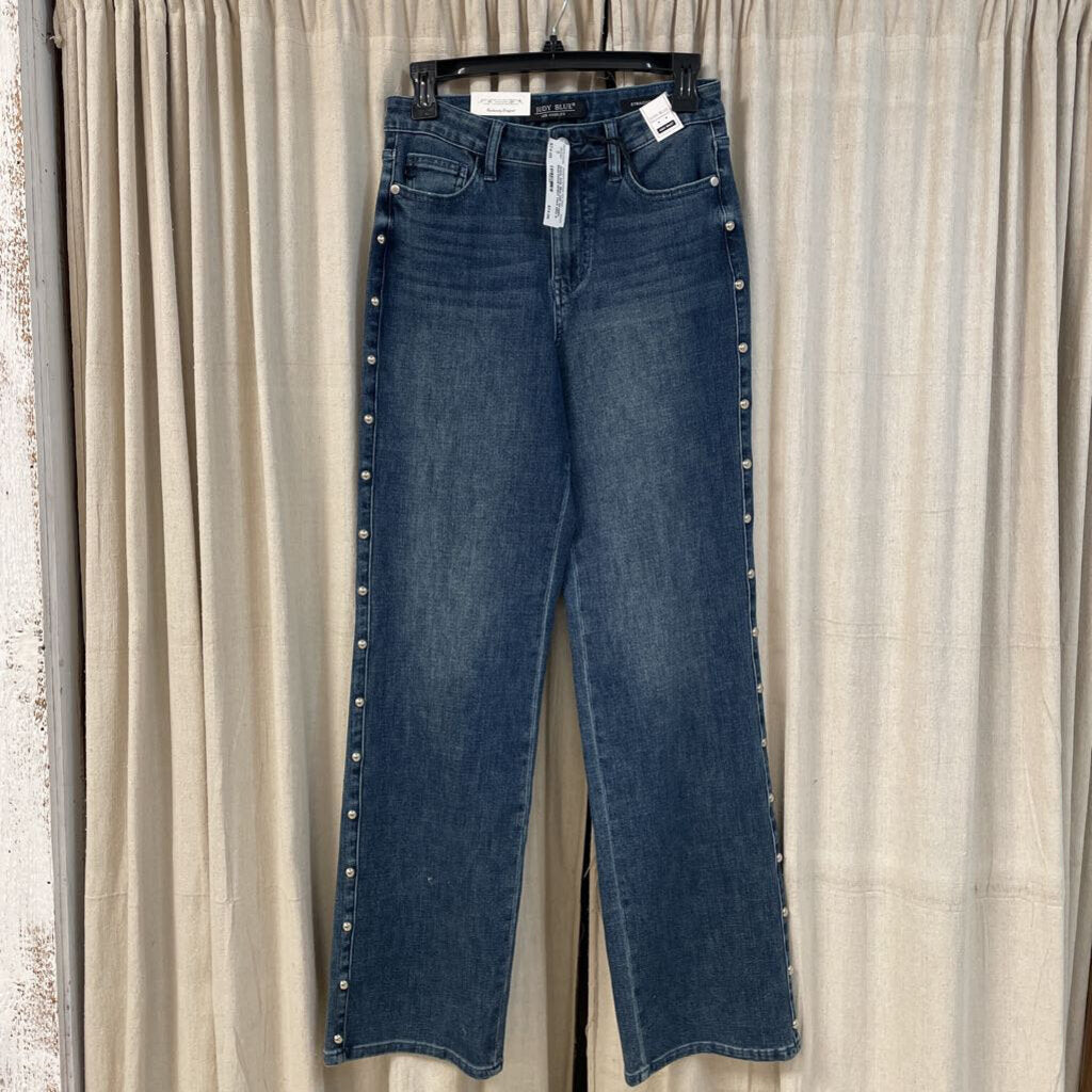 Judy Blue, Jeans,HW Straight Stud Detail 881027