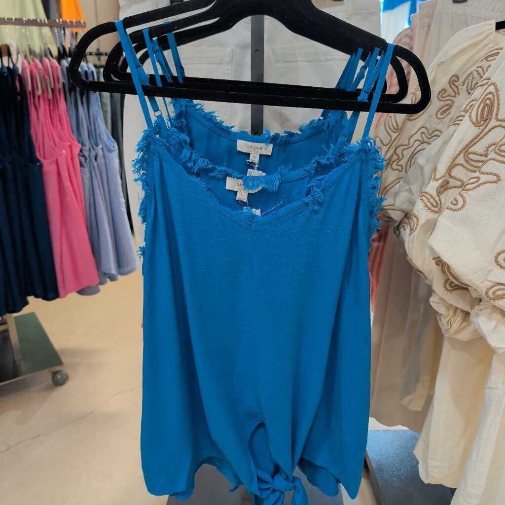 UMGEE, Top,Linen Blend Tank